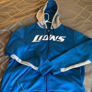 Detroit Lions Nike Zip-Up Hoodie.